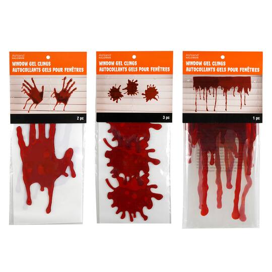 Assorted Bloody Window Clings By Ashland Michaels
